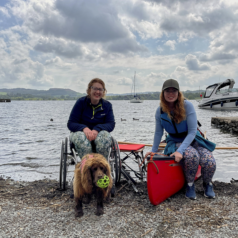 Stern of the boat showing access gate in back 