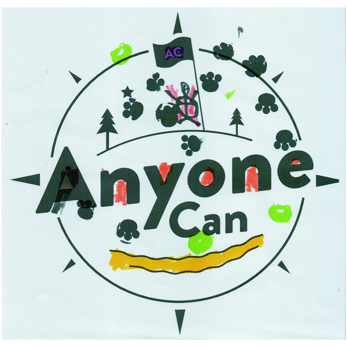 Anyone Can Logo Hand drawn 3