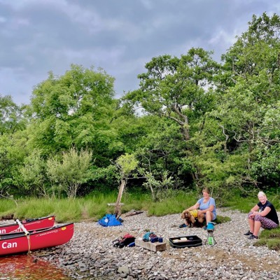 padlding into the sunset