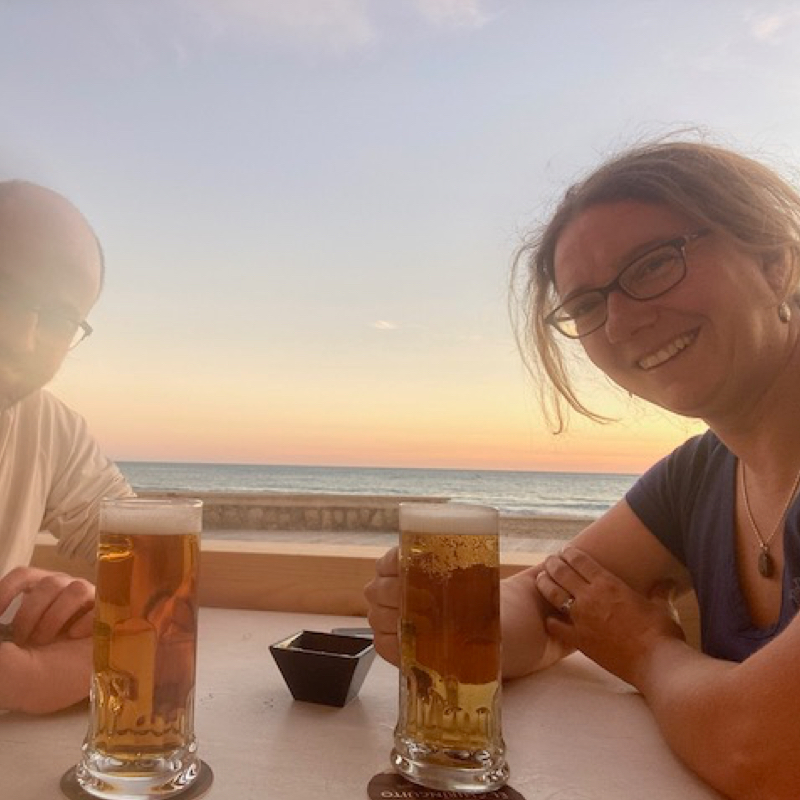 Beer by the sea
