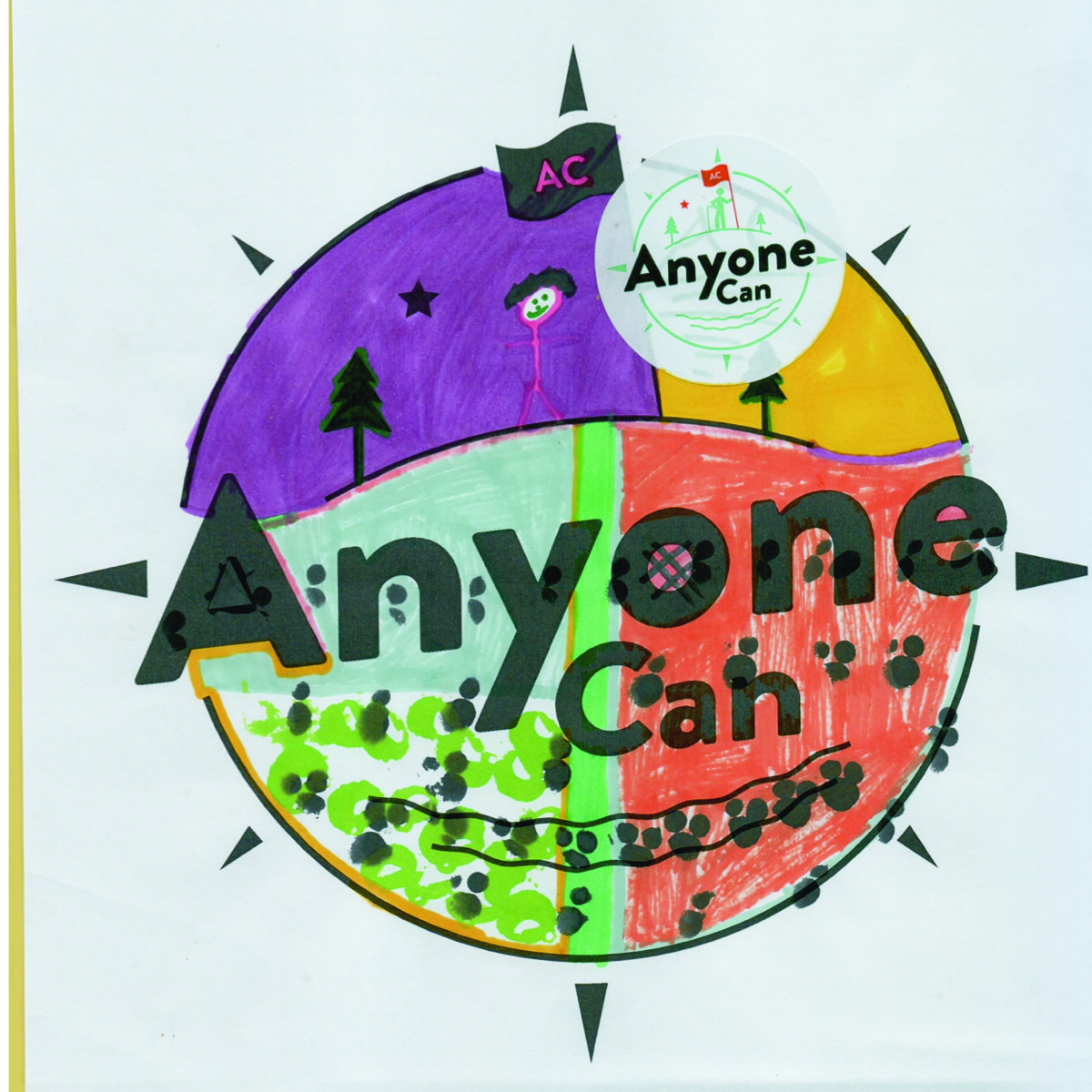 Anyone Can Logo Hand drawn 5