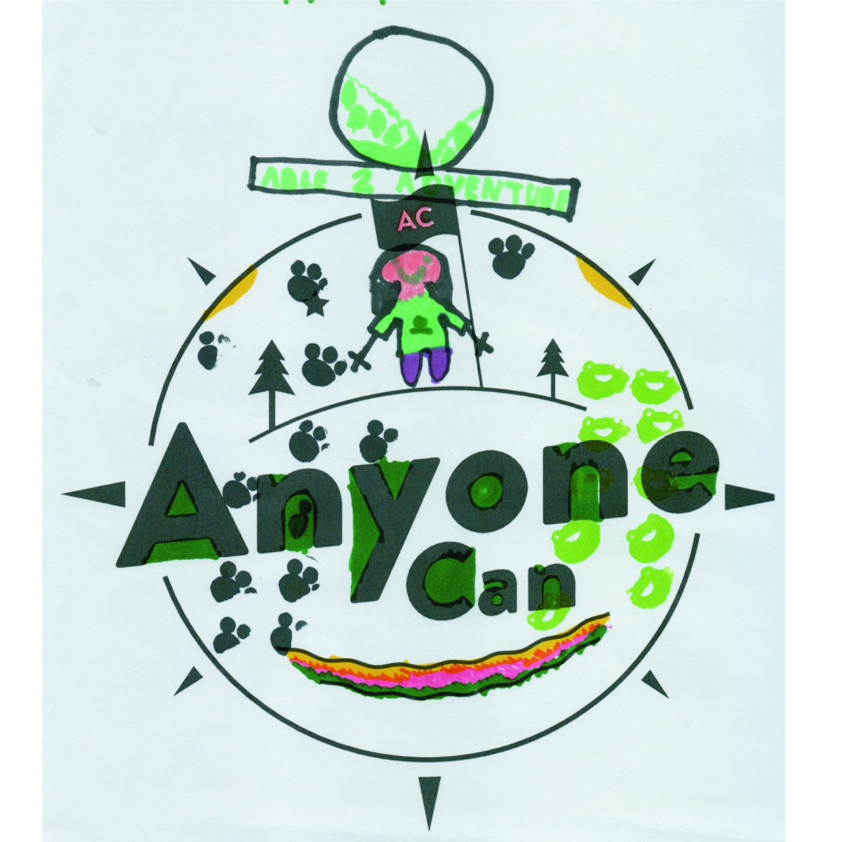 Anyone Can Logo Hand drawn 4